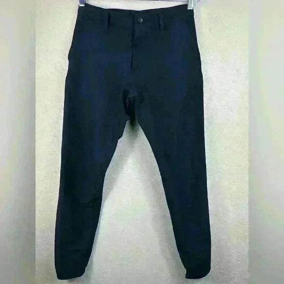 Rhone Men's Street Slim Jogger Commuter Stretch Pants Black  size 28 - Picture 1 of 9